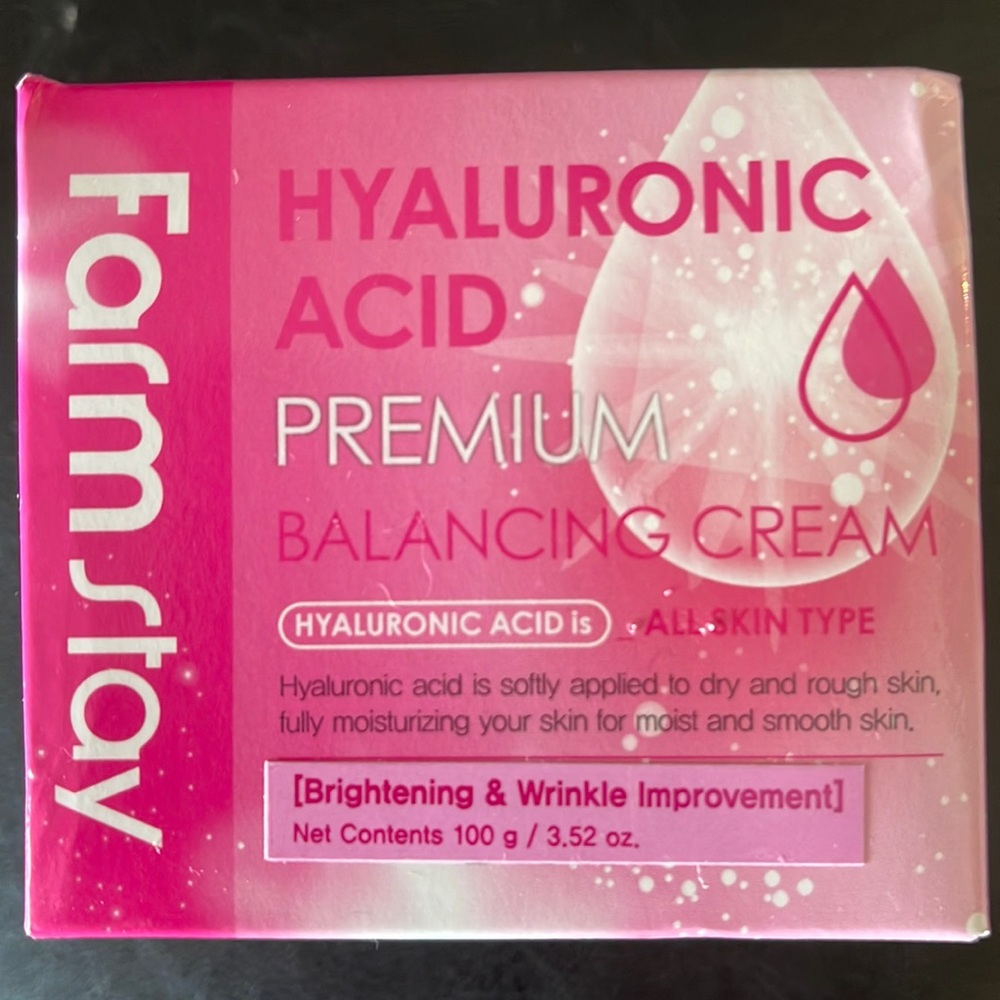 FARMSTAY Hyaluronic Acid Premium Balancing Cream Brightens exp 2024
